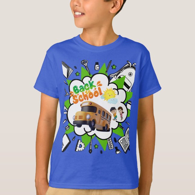 Camiseta Back to school Tsirth (Anverso)