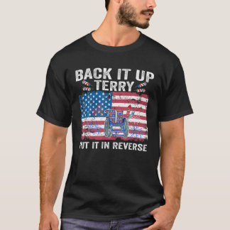 Camiseta Back Up Terry Lo Puso Al Contrario, Funny Gif