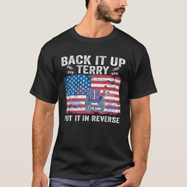 Camiseta Back Up Terry Lo Puso Al Contrario, Funny Gif (Anverso)