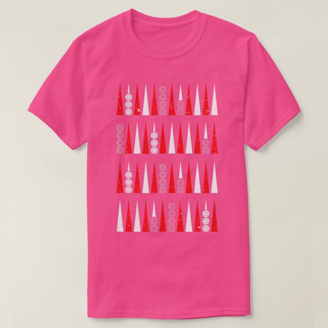 Camiseta Backgammon unique pattern backgammon player  (Diseño del anverso)
