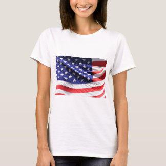 Camiseta BAckground de la Bandera de Estados Unidos