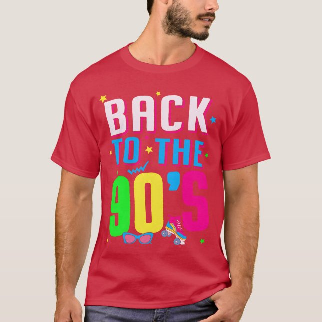 Camiseta Backo de los 90 90er chico de la fiesta (Anverso)