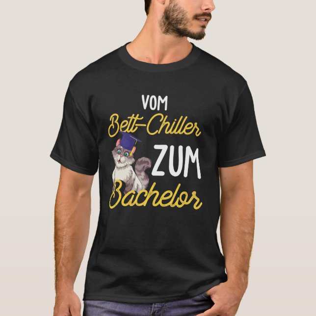 Camiseta Backprint from Bed Chiller to Bachelor Student Gra (Anverso)