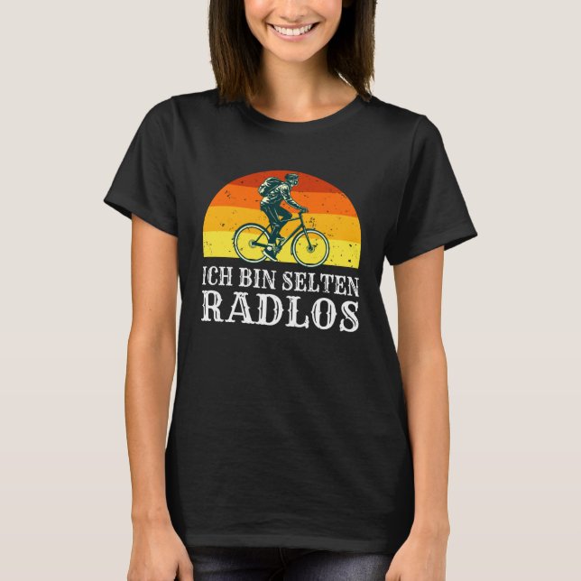 Camiseta Backprint I m rarely a cyclist bike (Anverso)