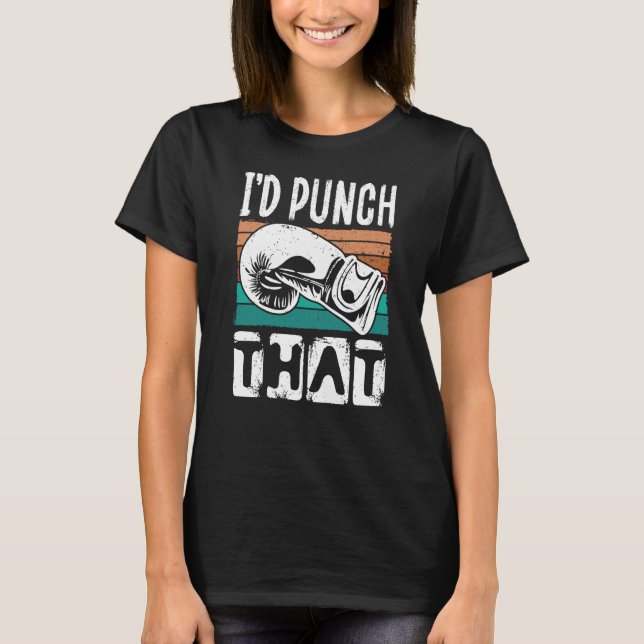 Camiseta Backprint I'd Punyear You Boxing (Anverso)