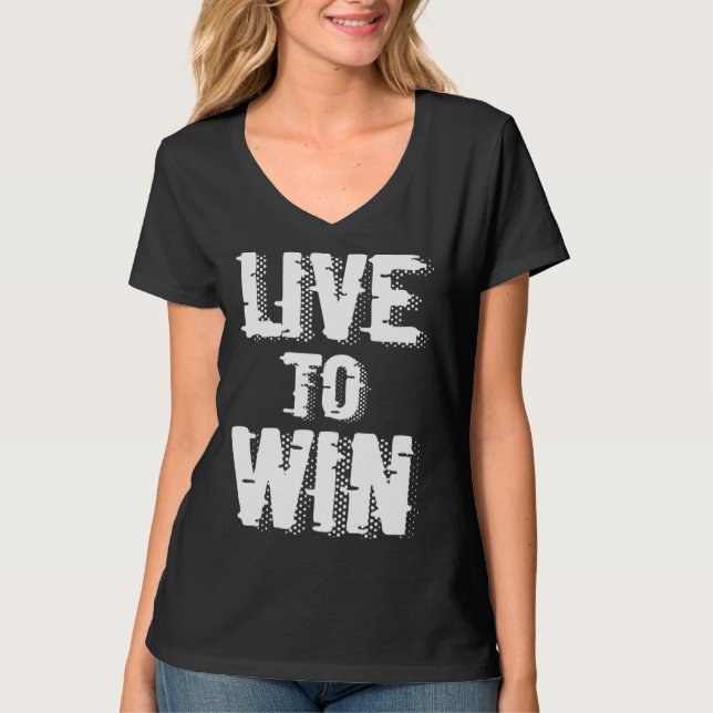 Camiseta Backprint Live to win (Anverso)