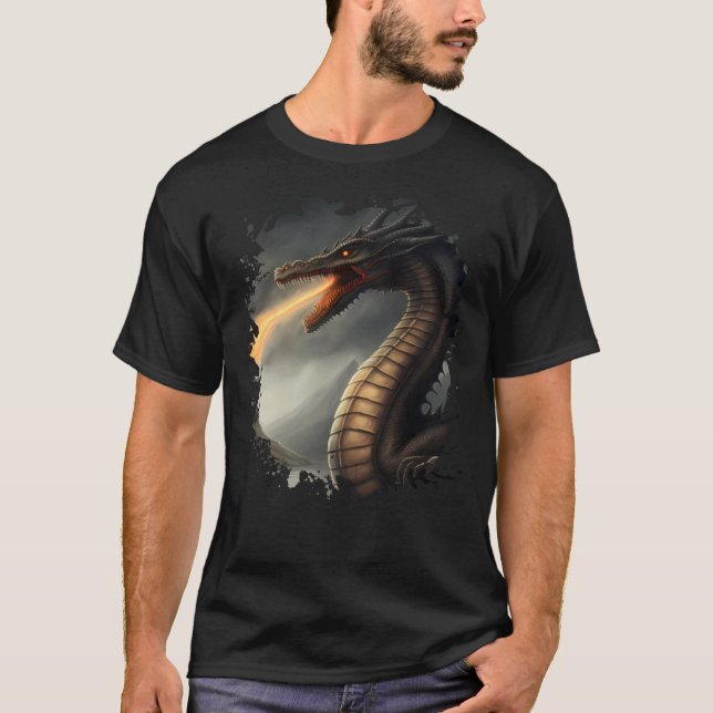 Camiseta Backprint Loch Ness Monster la Dra. (Anverso)