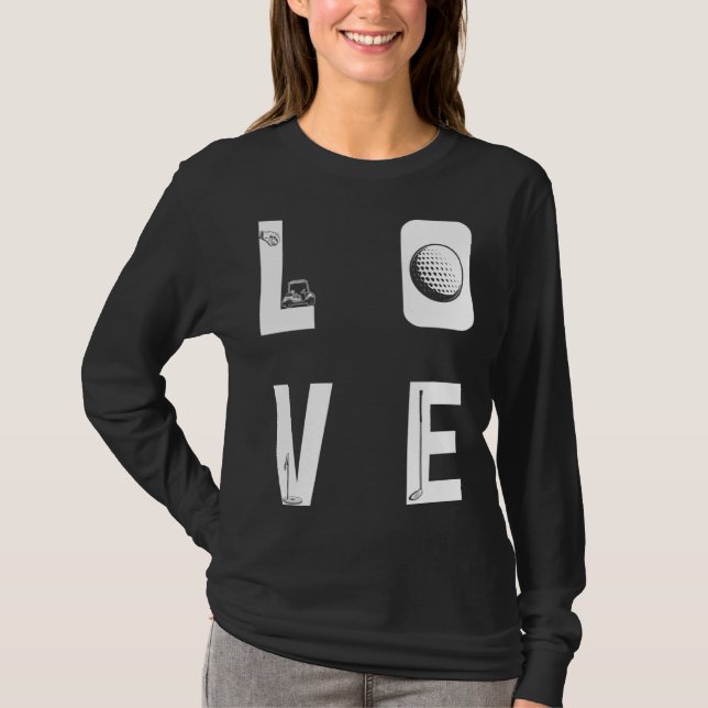 Camiseta Backprint Love Golf (Anverso)