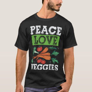 Camiseta Backprint Peave Ama las Verduras Veganismo