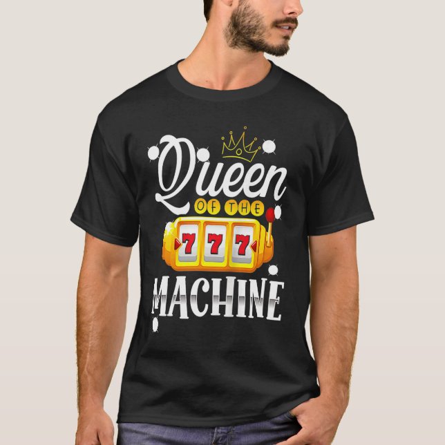 Camiseta Backprint Queen Of The Machine Slot Machine Tank T (Anverso)