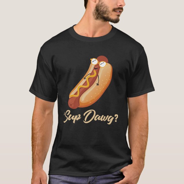Camiseta Backprint Sup Dawg Hot Dog (Anverso)