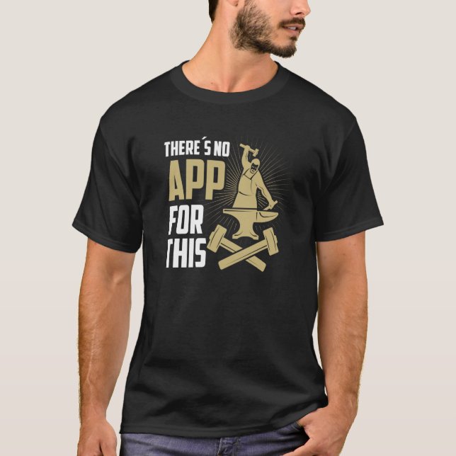 Camiseta Backprint There is no App for this Goldsmith Craft (Anverso)
