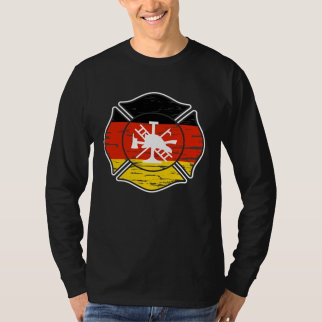 Camiseta Backprint Voluntary Fire Brigade Germany (Anverso)