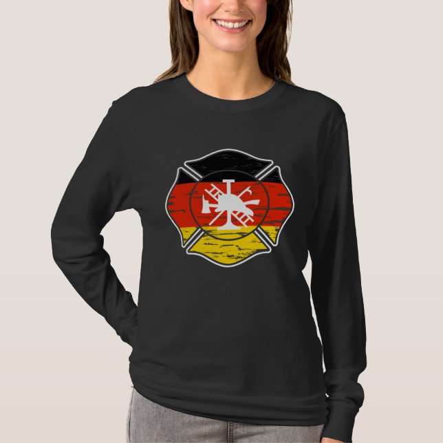 Camiseta Backprint Voluntary Fire Brigade Germany (Anverso)