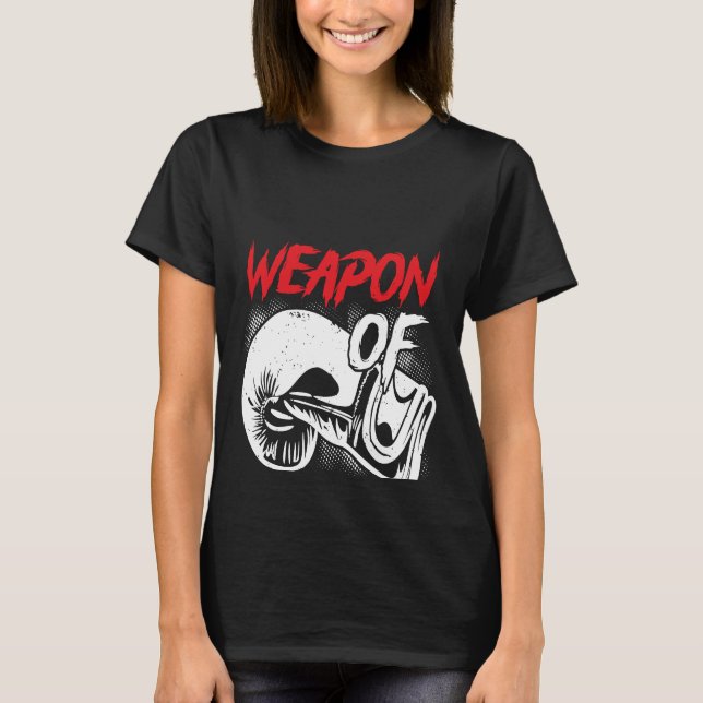 Camiseta Backprint Weapon Of Stress Reduction Boxing (Anverso)