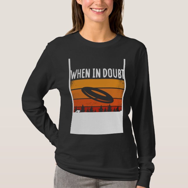 Camiseta Backprint When In Doubt Layout Ultimate Frisbee (Anverso)