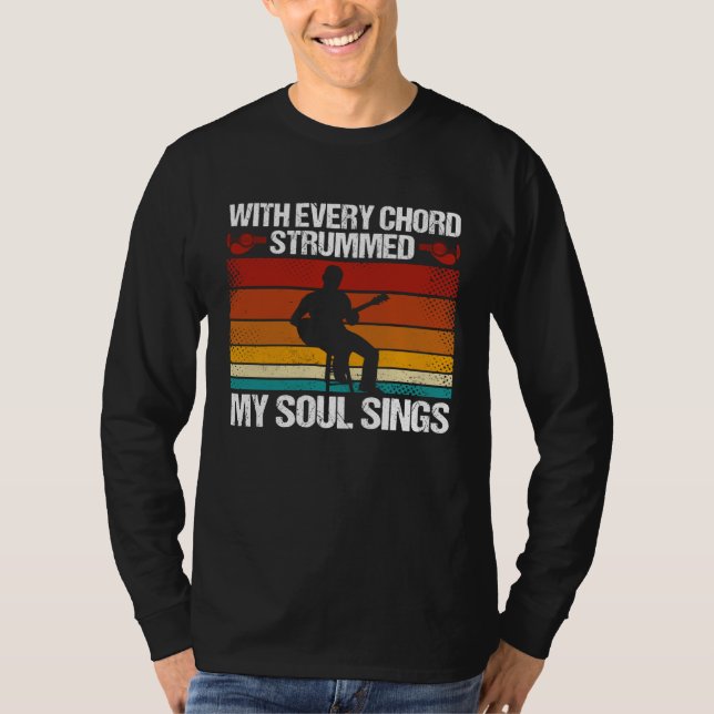 Camiseta Backprint With Every Chord Strummed  My Soul Sings (Anverso)