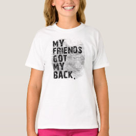 Camiseta Backstabbed: Mis amigos consiguieron mi parte