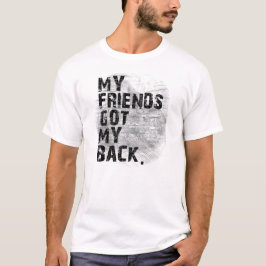 Camiseta Backstabbed: Mis amigos consiguieron mi parte