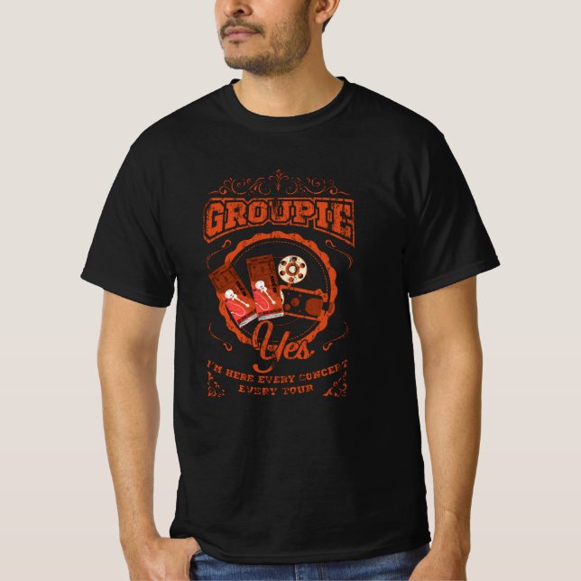 Camiseta BACKSTAGE Groupie Gift Roadie Stage Crew (Anverso)