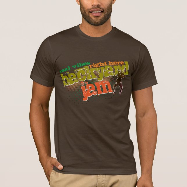 Camiseta Backyard Jam Vibraciones Caribeñas (Anverso)