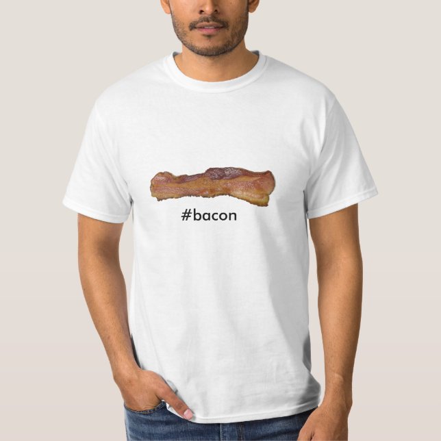 Camiseta #bacon (Anverso)