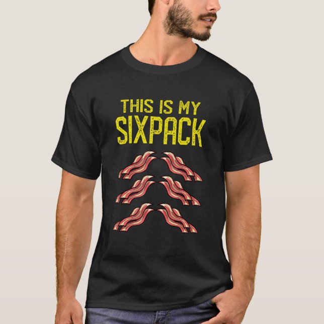 Camiseta Bacon Abs Este Es Mi Sespack Bacon Abs (Anverso)