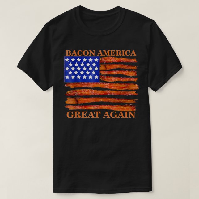 Camiseta Bacon America (Diseño del anverso)