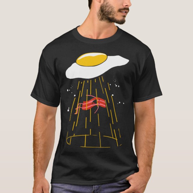 Camiseta Bacon and Eggs  Alien Kids Egg Crispy (Anverso)