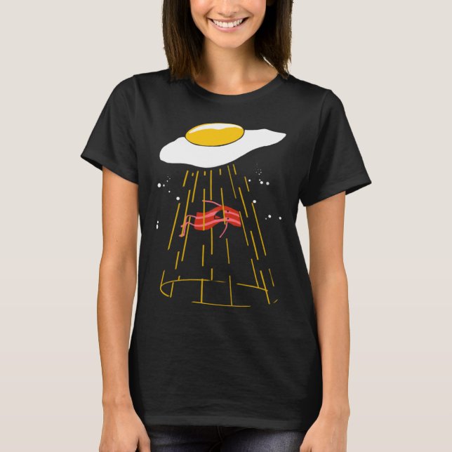 Camiseta Bacon and Eggs  Alien Kids Egg Crispy (Anverso)