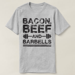 Camiseta Bacon, Carne de vacuno, Barbeles - Motivación del 