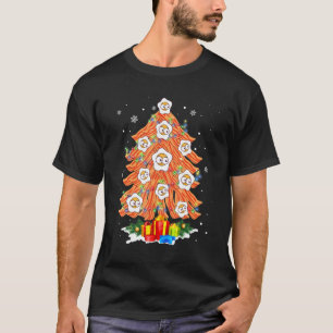 Camiseta Bacon Christmas Egg Lights Navidades Pajama F