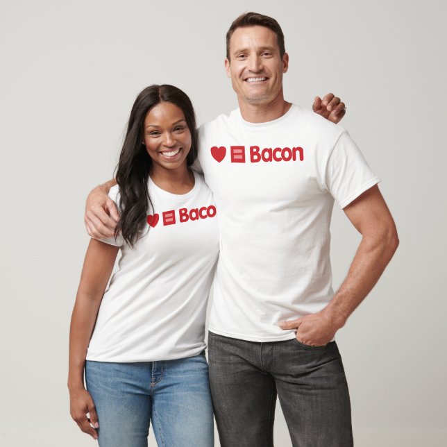 Camiseta Bacon de igualdad de amor (Unisexo)