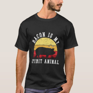 Camiseta Bacon es mi espíritu Animal Gracioso Bacon Lover
