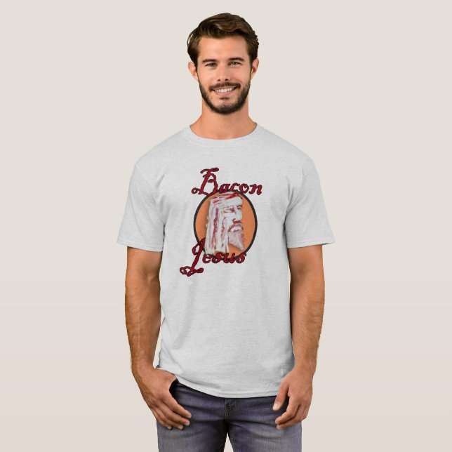 Camiseta Bacon Jesus (Anverso completo)