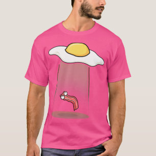 Camiseta Bacon Kidnapping Bacon Funny Alien Ufo Breakfast G