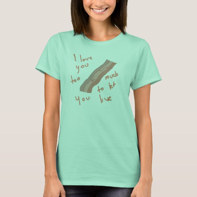 Camiseta Bacon Love (Anverso)