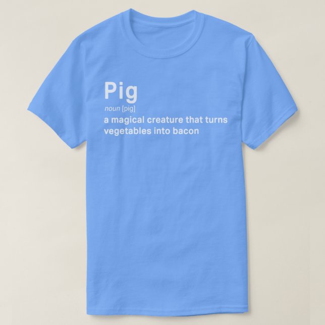 Camiseta Bacon Lover (Diseño del anverso)