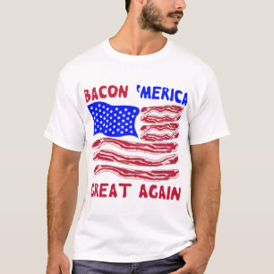 Camiseta Bacon ‘Merica grande otra vez #USAPatriotGraphics 