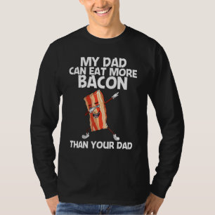 Camiseta Bacon Para Hombres Mujeres Tiras Bacon Foodie _3