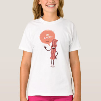 Camiseta bacon t-shiet para niños