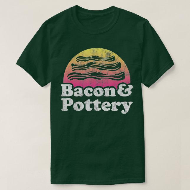 Camiseta Bacon y alfarería (Diseño del anverso)