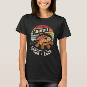 Camiseta Bacon y Huevo de Calcifer Vintage Retro L