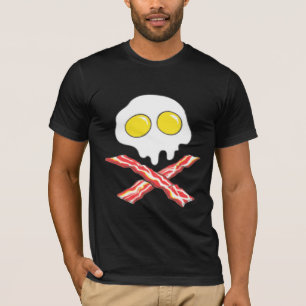 Camiseta BACON Y HUEVOS GUAY SKULL BONES SPOOF T-Shirt