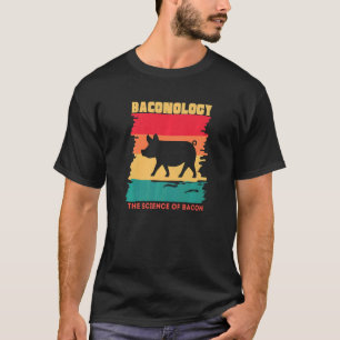 Camiseta Baconología La Ciencia De Bacon Retro Vintage Gril