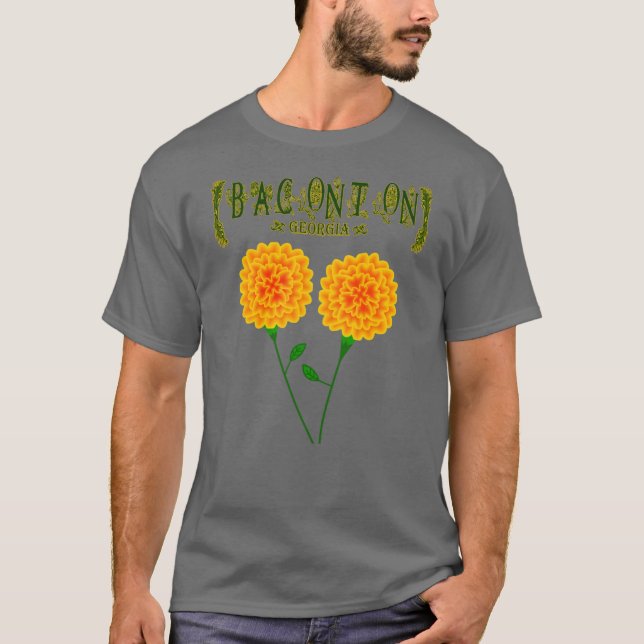 Camiseta Baconton Georgia sobredimensionado (Anverso)