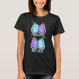 Camiseta Bacteria Fronteria Graciosa Biología Pun Dark BG