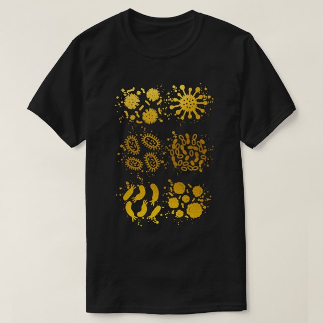 Camiseta Bacterias 12 (Diseño del anverso)