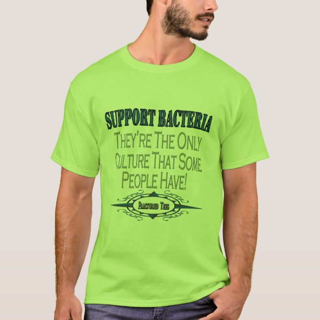 Camiseta Bacterias de la ayuda (Anverso)