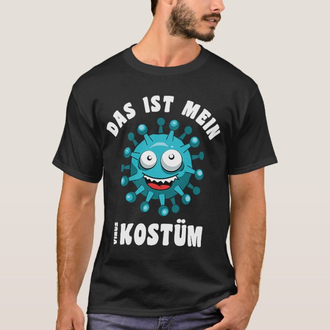 Camiseta Bacterias de virus divertidos disfraz de Bazille (Anverso)
